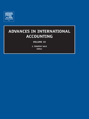 cover image of Advances in International Accounting